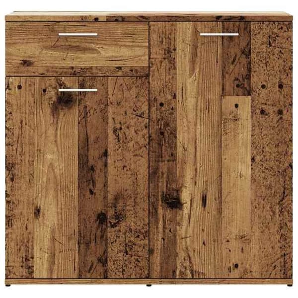 vidaXL Buffé gammalt trä 80x36x75 cm ingenjörsträ 856006
