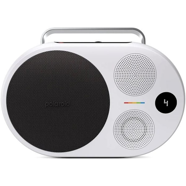 Bärbar högtalare - Polaroid - Musikspelare 4 - Svart och Vitt - Batteritid 15h - Bluetooth, NFC Svart vit