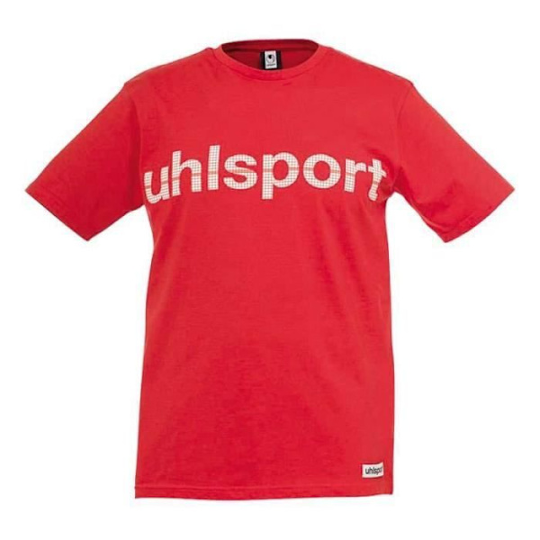 T-shirt casual herr - Uhlsport - Promo - Röd - Rund hals - 100% bomull Röd XXL