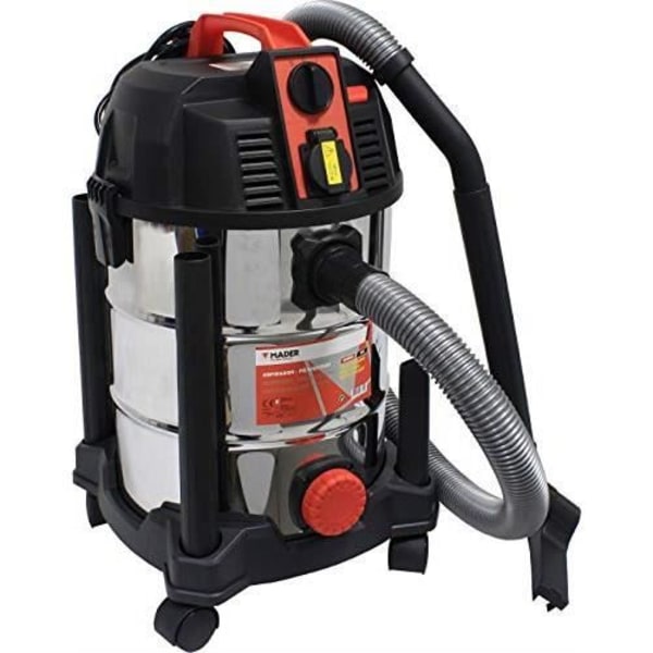 Dammsugare - Mader Power Tools - 63352 - Rostfritt stål - 1600 W - 30L
