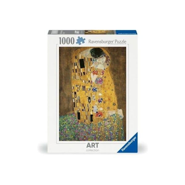 Pussel - RAVENSBURGER - Konstsamling Kyssen Gustav Klimt - 1000 bitar - Bilder och målningar