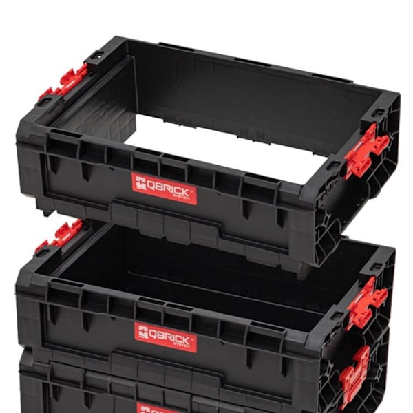 Modulär Verktygslåda - Qbrick System - Box Extender 2.0 - Stapelbar - 450x310x151mm - 9L