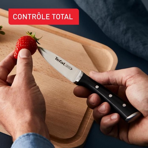 Tefal Ice Force, knivset 6 delar, långvarig överlägsen skärpa, K232S574 kastanj