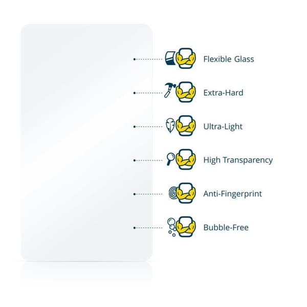 Skyddsglas 9H BROTECT för HMD Skyline [Repfria, Transparent]