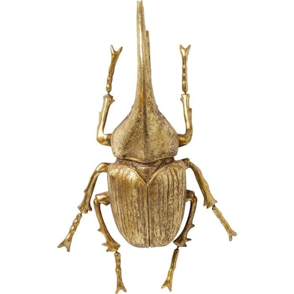 Väggkonst Herkules Beetle Guld Kare Design gyllene