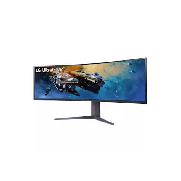 LG UltraGear 45GR65DC-B, 113 cm (44,5 tum) böjd, 200Hz, FreeSync, VA - DP, 2xHDMI, USB Svart
