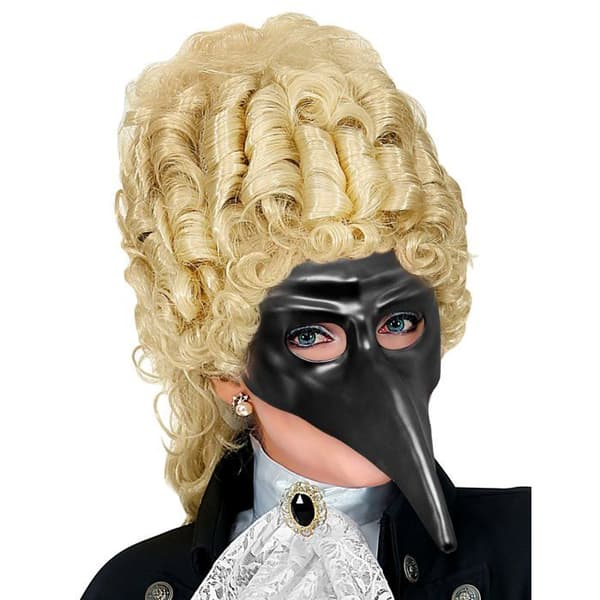 Mask med lång svart näsa vuxen
