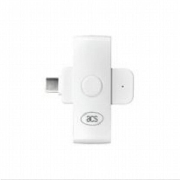 Intern minneskortläsare Acs - ACR39U-NF - PocketMate II Smart Card Reader, (Smart Card Reader (USB Type-C)) Vit