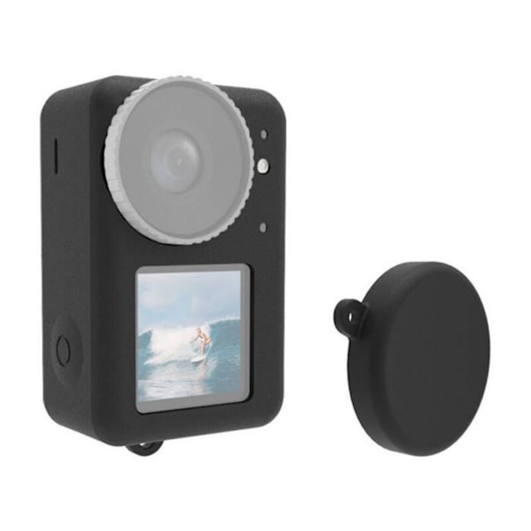 Puluz - PU874B - Silikonfodral för DJI Osmo Action 4/3 med linsskydd (svart)