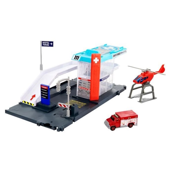Tändsticksask - Helikopterlekset - Circuit / Leksaksbilar - Från 3 år