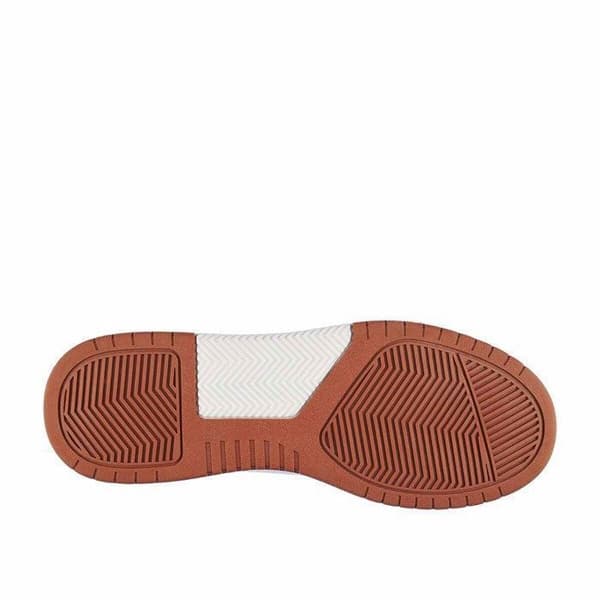 Baskets - Kappa - Manis - Vit - Plat - Lacets vit, brun 43
