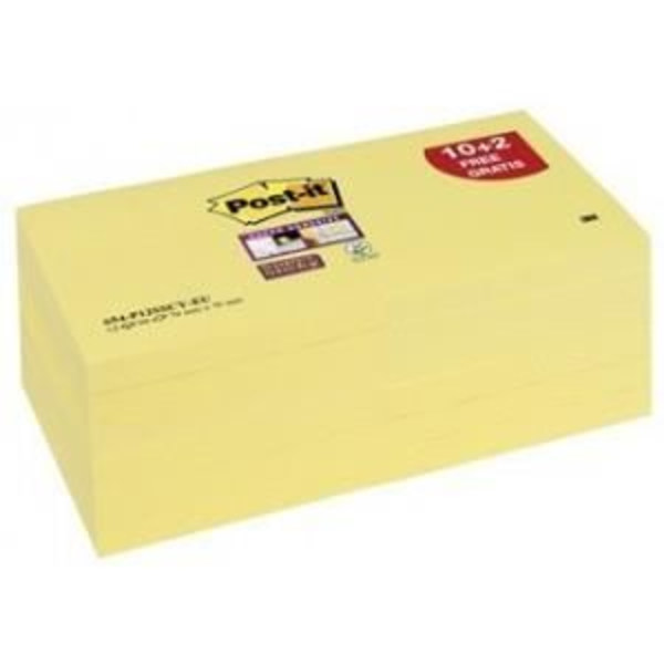 3m post-it-lappar superklibbiga, 127 x 76 mm,