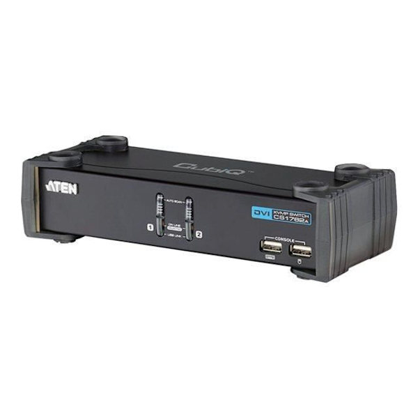 KVMP Switch, ATEN, 2 gånger, CubiQ CS1762A, DVI, …
