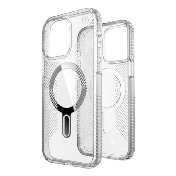 Speck Predisio2 Grip Perfect-Clear Click-Lock-fodral för iPhone 15 Pro Max Clear