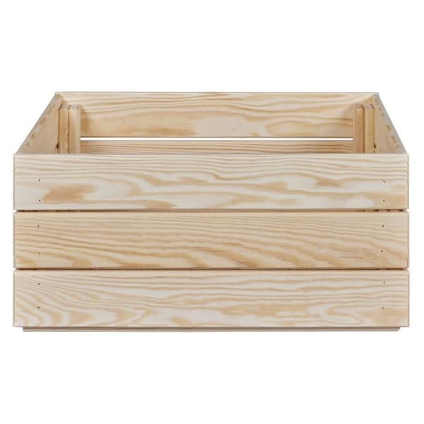 Trälåda "Silver" 65cm Natur Natur