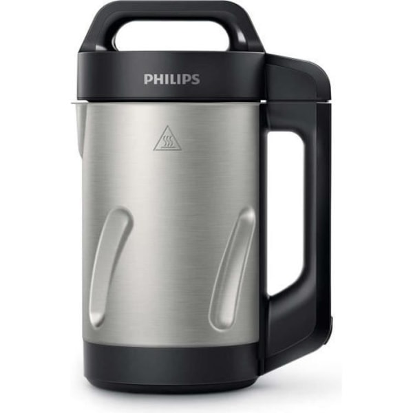 Philips Viva Collection soppmaskin, för kompotter och smoothies, 5 inställningar, 1,2 L, 1000 W, silver (HR2203/80)