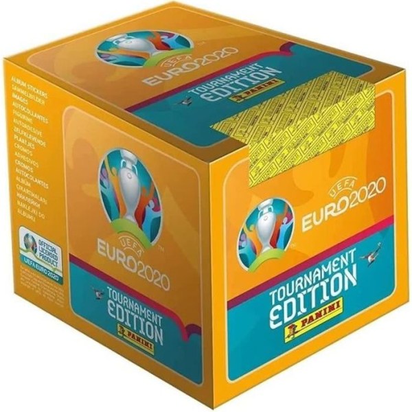 UEFA EURO 2020 Stickers 2021 Tournament Edition - Box med 50 paket - Panini - Fotboll