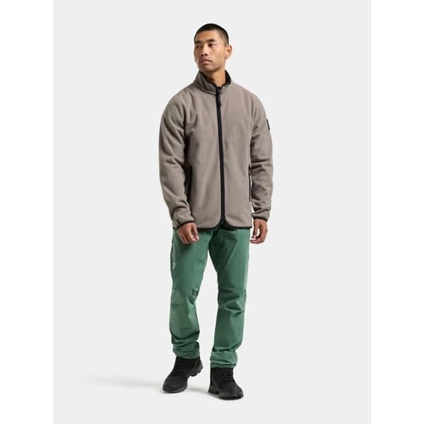 Didriksons Hans zip-up fleece askbrun jag
