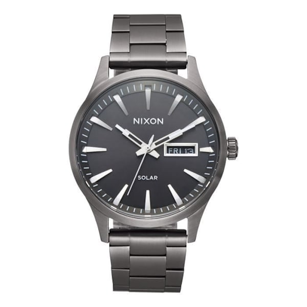 Nixon rostfritt stål Solar Sentinel Watch - gunmetall - TU