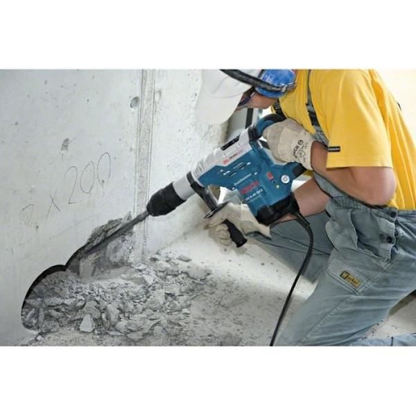 Bosch Professional perforator GBH 5-40 DCE SDS-MAX 1150W - 8,8 joule - 1500 till 2980 cps/min i bärväska - 0611264000 Blå