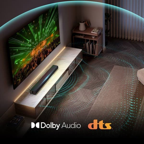 Ljudbar - HISENSE - HS1000 - Dolby Atmos - Surround - Bluetooth Svart