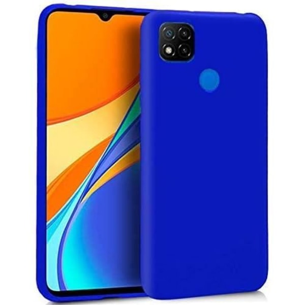 Siliconskal - COOL - Xiaomi Redmi 9C - Maximal Skydd - Mjukt - Blå blå