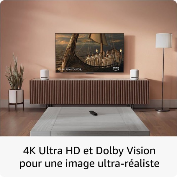 Ny Amazon Fire TV Stick 4K Ultra HD | Streamingenhet med Wi-Fi 6-stöd - Dolby Vision/Atmos och HDR10+