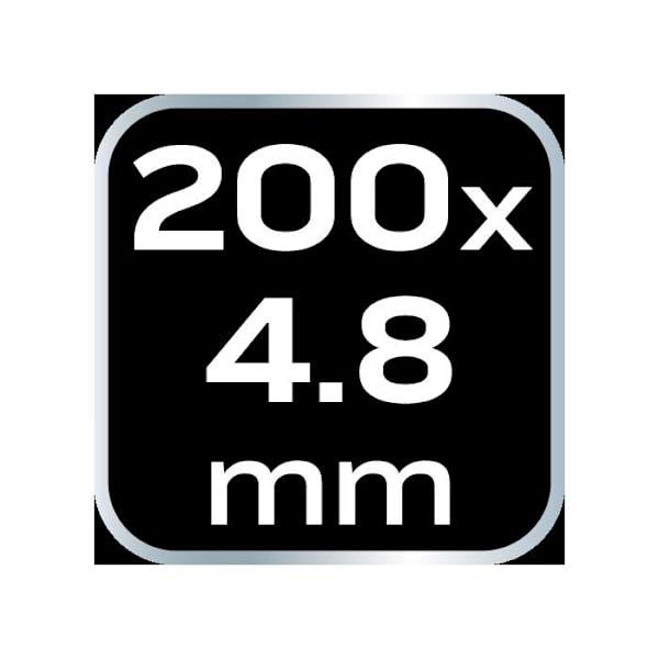 Serre-câbles - NEO TOOLS - 4,8 x 200 mm - Vit - Förpackning om 20 - Nylon PA66 Vit
