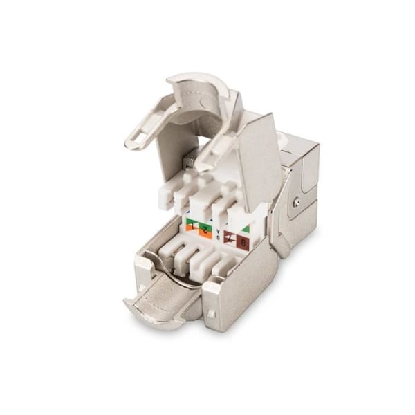 Keystone-modul - DIGITUS - Cat 6A skärmad 250MHz - Grå