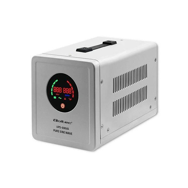 Qoltec avbrottsfri strömförsörjning Pure Sine Wave - 5901878507194