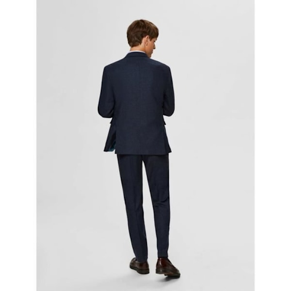 Selected slim Myloiver Blazer Jacket - medium blue melange - 58 Mellanblå melerad 44