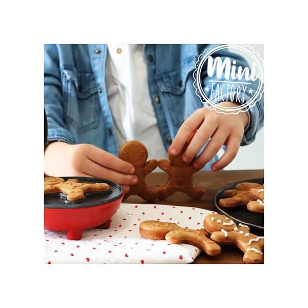 Mini Vaffelmaskin - ScrapCooking - 3885 - Pepparkaksgubbe - Non-stick beläggning