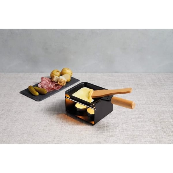 Master Class KitchenCraft Artesa Individual Raclette Pan med stöd 8 x 9,5 x 19 cm Svart - ARTRACLETTE