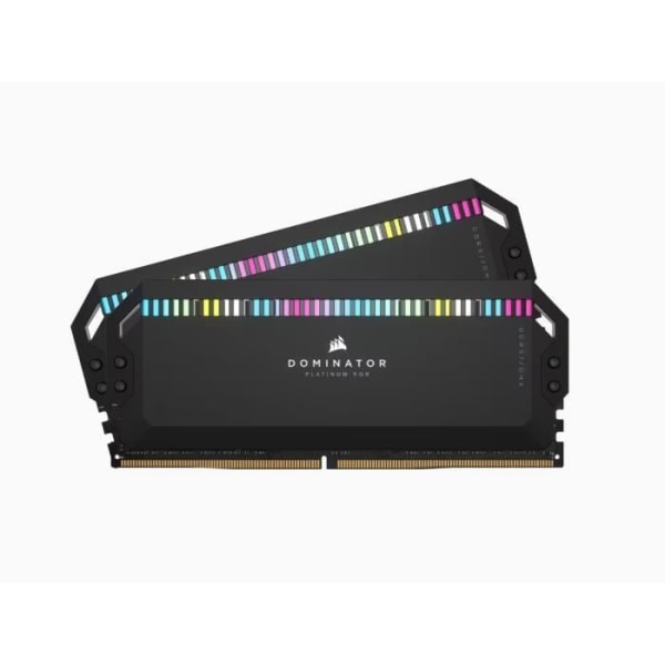 RAM-minne - CORSAIR - DOMINATOR PLATINUM RGB DDR5 - 32GB 2x16GB DIMM - 6000 MHz - 1,25V - Svart (CMT32GX5M2X6000C36)