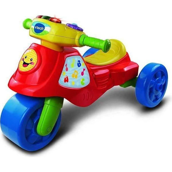 2 i 1 Supermotard trehjuling och motorcykel - VTECH BABY - Blandat - Från 3 år - Röd - 3 hjul - Elektrisk