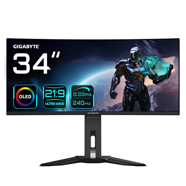 Gigabyte Modell: 34' OLED Svart