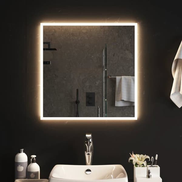 vidaXL LED Badrumsspegel 60x60 cm 151759