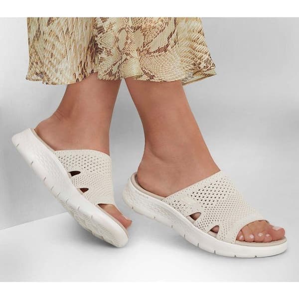 Skechers Go Walk Flex Sandal, Vit, Dam Vit 39