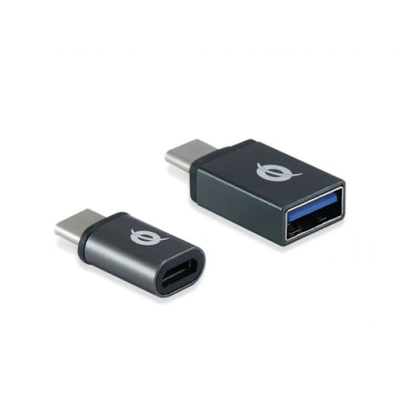 Conceptronic Set med 2 OTG USB-C till USB-A och USB-C till Micro-USB-adaptrar - DONN04G