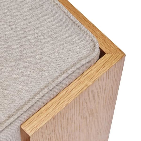 Taburett Hubsch Interior Forma svart/natur