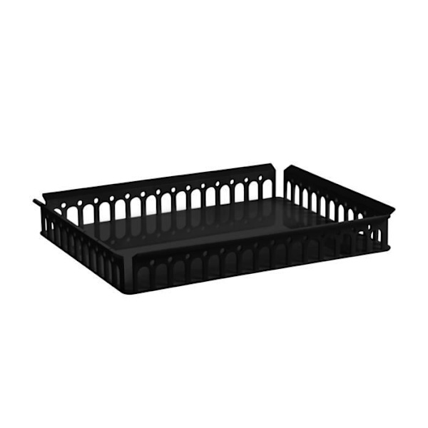 Vassoio - KARTELL - Piazza - Svart - Technopolimero - 48x37x6 cm SVART