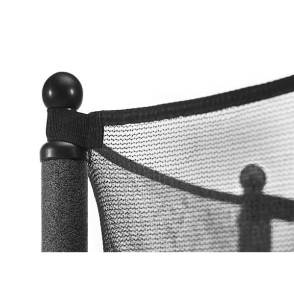 Trampolin - Hoppa - Junior 5426A - Rund - 140 cm - Svart Svart