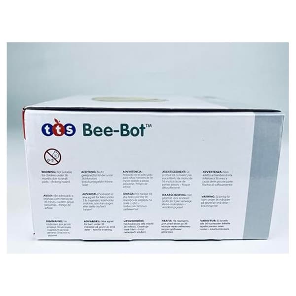Robot programmerbar - TTS - Bee-Bot - Detektering av andra robotar - 200 steg minne - Inomhusbruk
