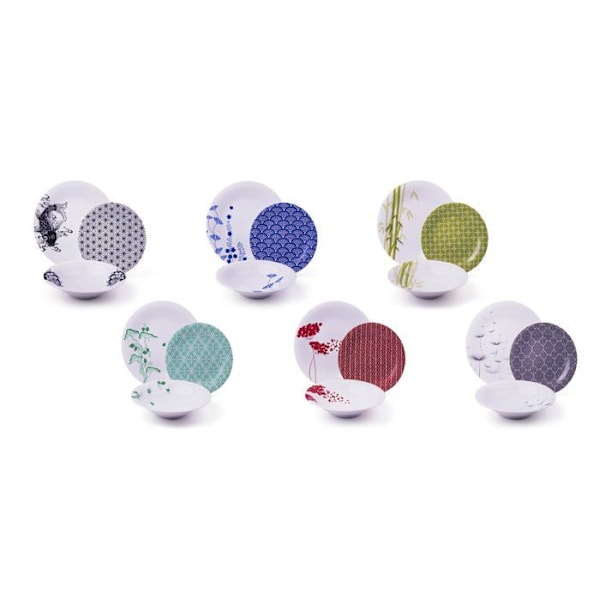 Komplett service - Excelsa bordsservering - 60510Multicolor - Color Life Multicolor