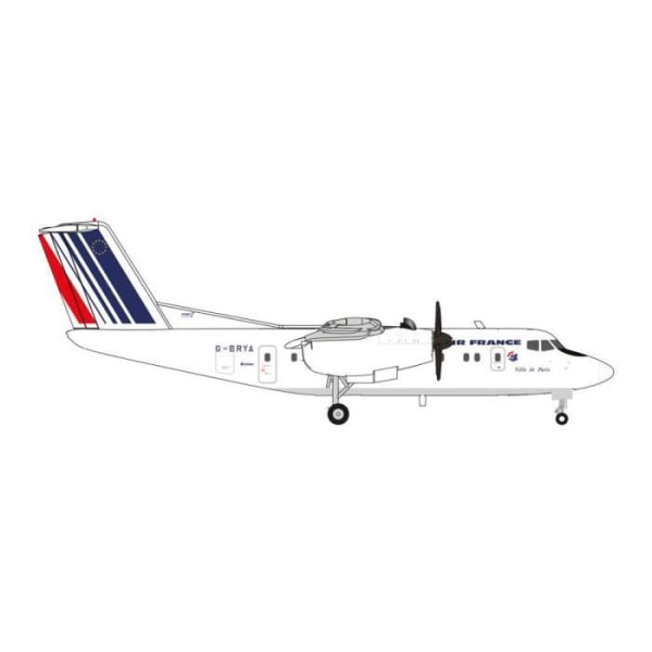 Monterade miniatyrer - DE HAVILLAND CANADA DHC-7 AIR FRANCE VILLE DE PARIS 1/200 Herpa