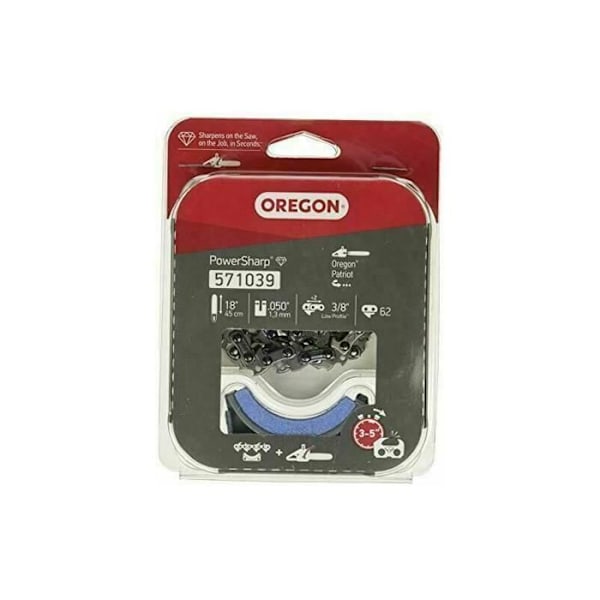 Motorsågskedja - OREGON - CS1500 - 16 tum - 1,3 mm - 56 länkar Svart
