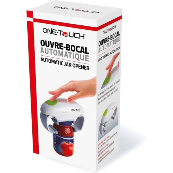 Elektrisk burköppnare - ONE TOUCH KC12 - Handsfree - Praktisk - Säker