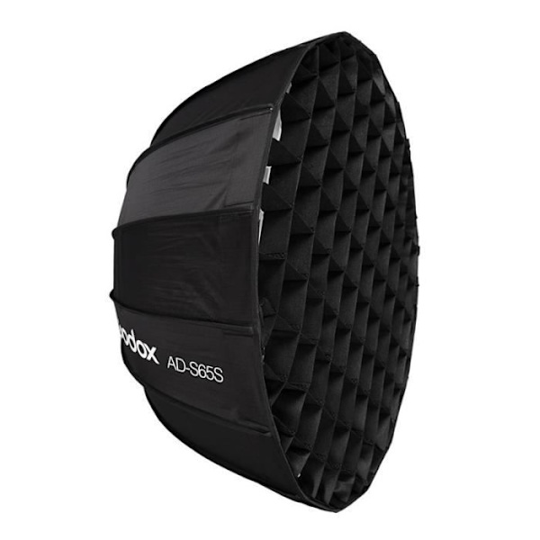 Softbox Parabolic Silver - GODOX - AD-S65S - Diameter 65cm - G-fäste - Bikakegaller