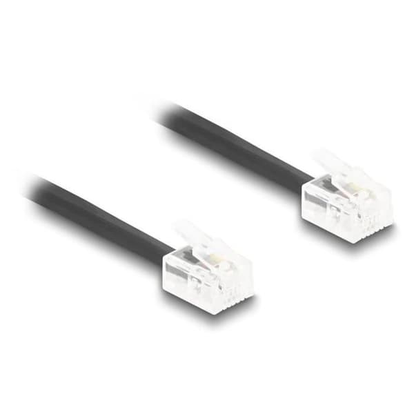 Telefonkabel - DeLOCK - 90202 - 2 m - Svart