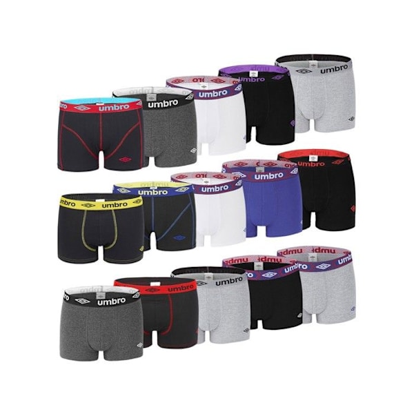 Umbro Boxer Herr Caleçon Herr - Blå (Paket med 6) Flerfärgad XXL